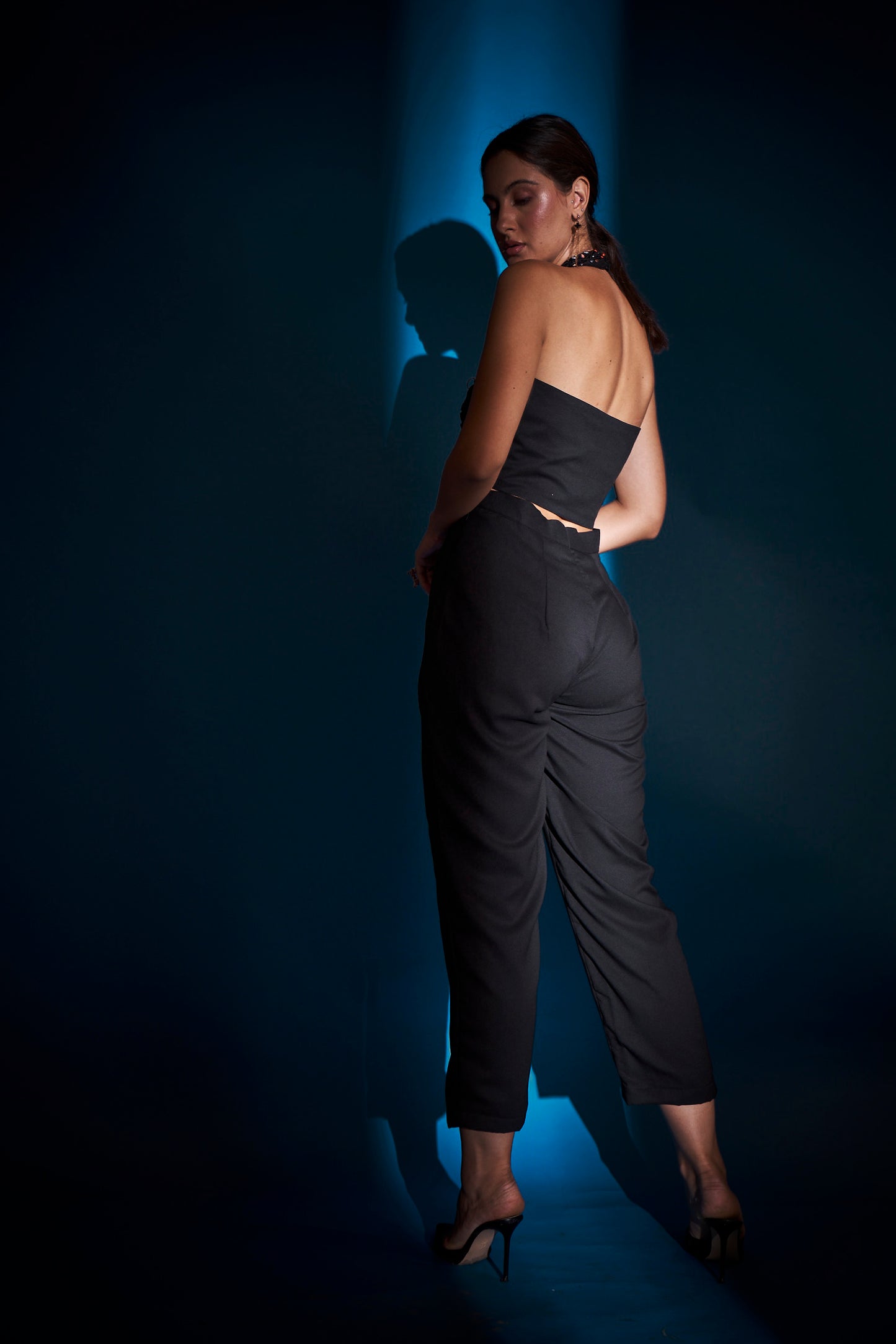 BLACK CUTWORK CO-ORD SET