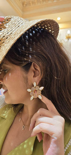 Snowflake Stud Earrings