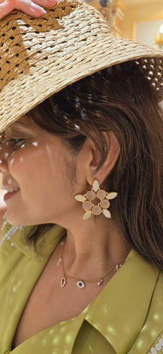Snowflake Stud Earrings