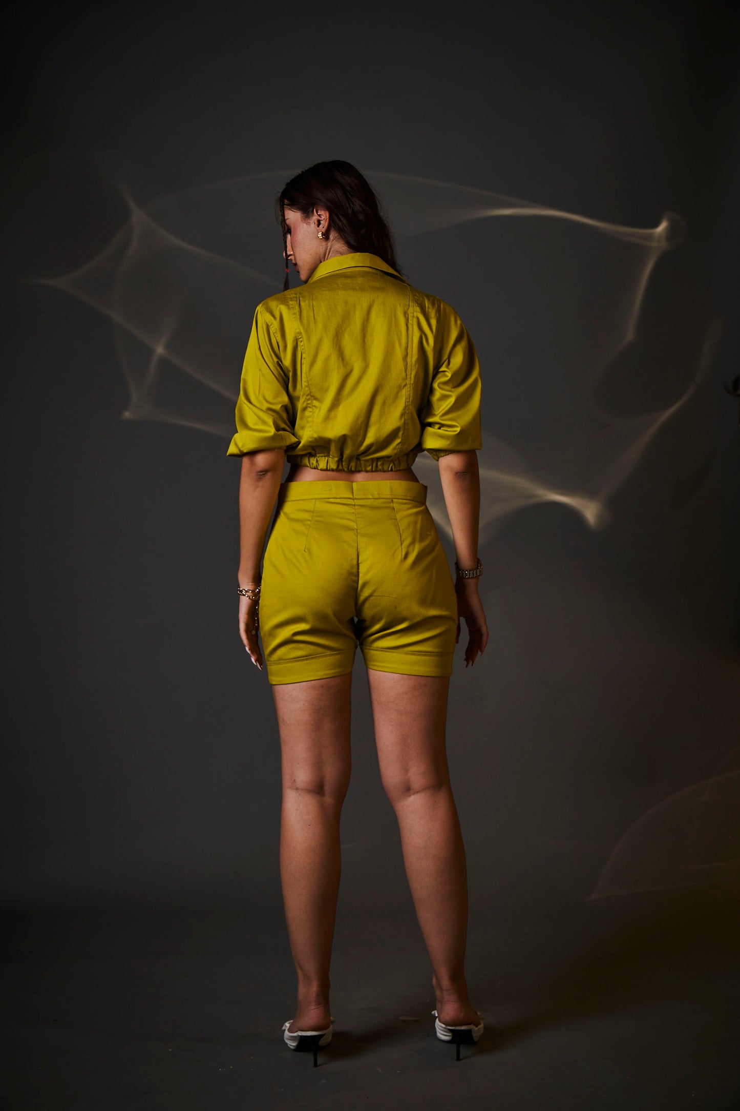 UMBRELLA BOMBER JACKET WITH SHORTS