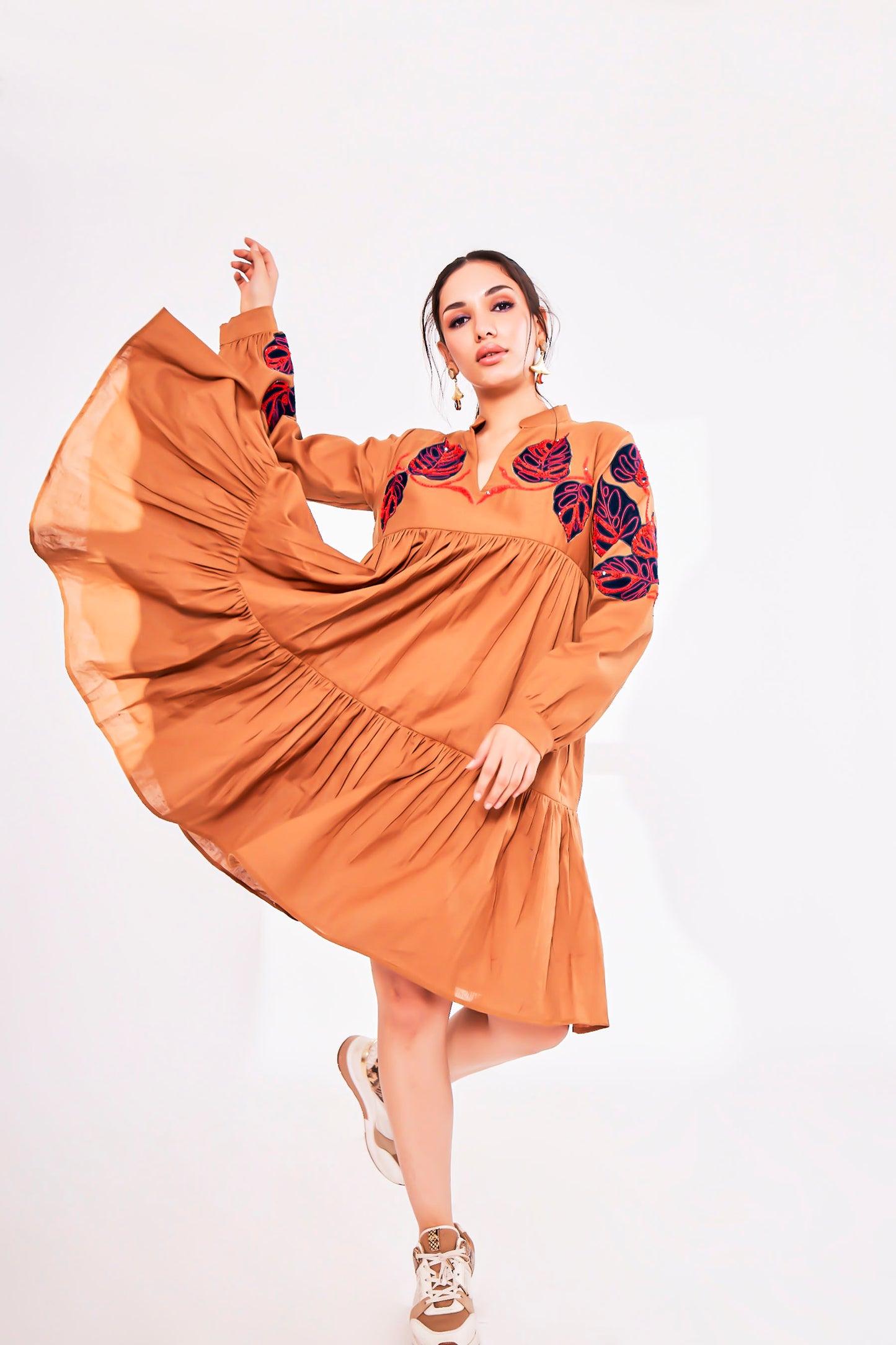 LEAF TIER DRESS