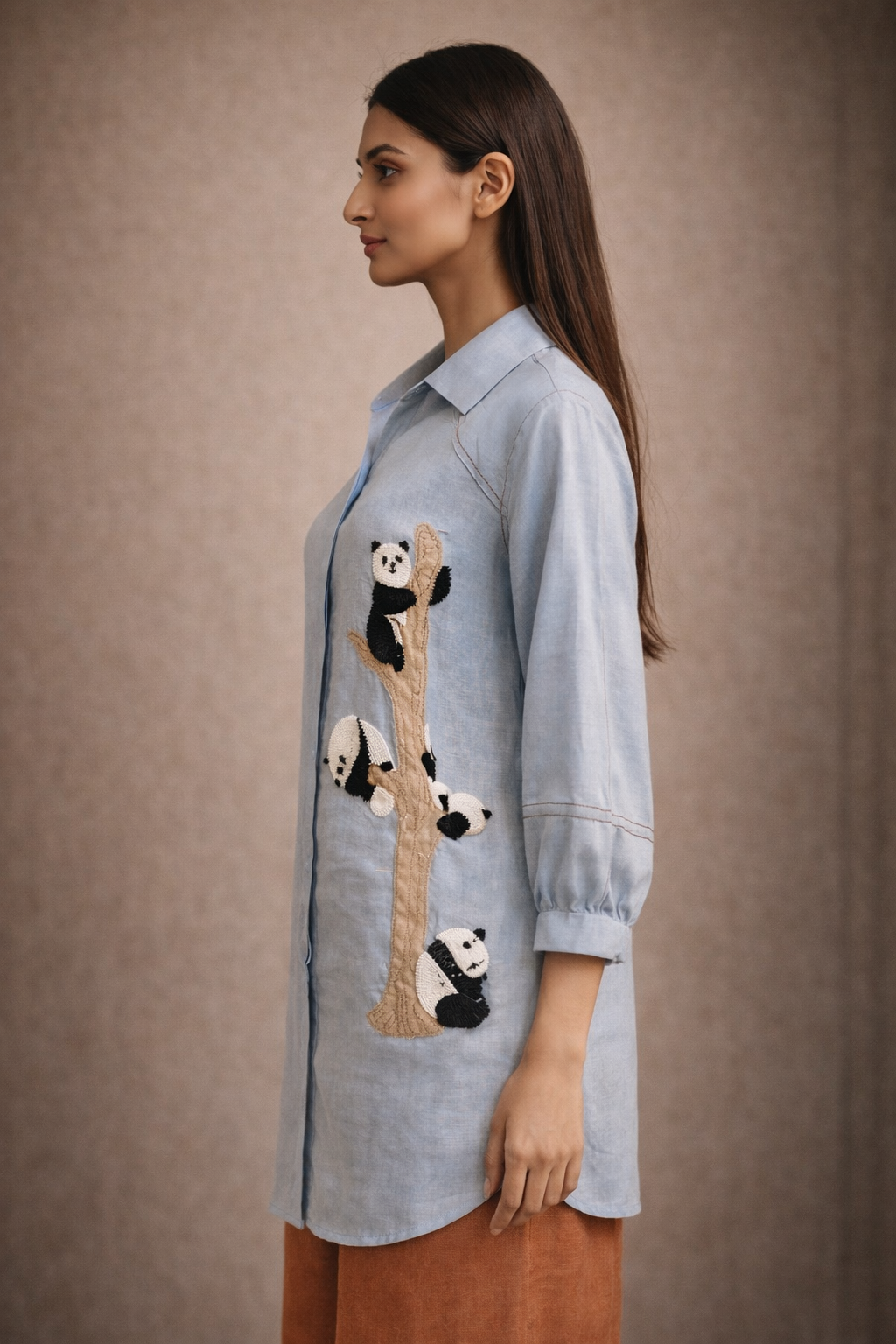 Blue Pollar Bear Shirt