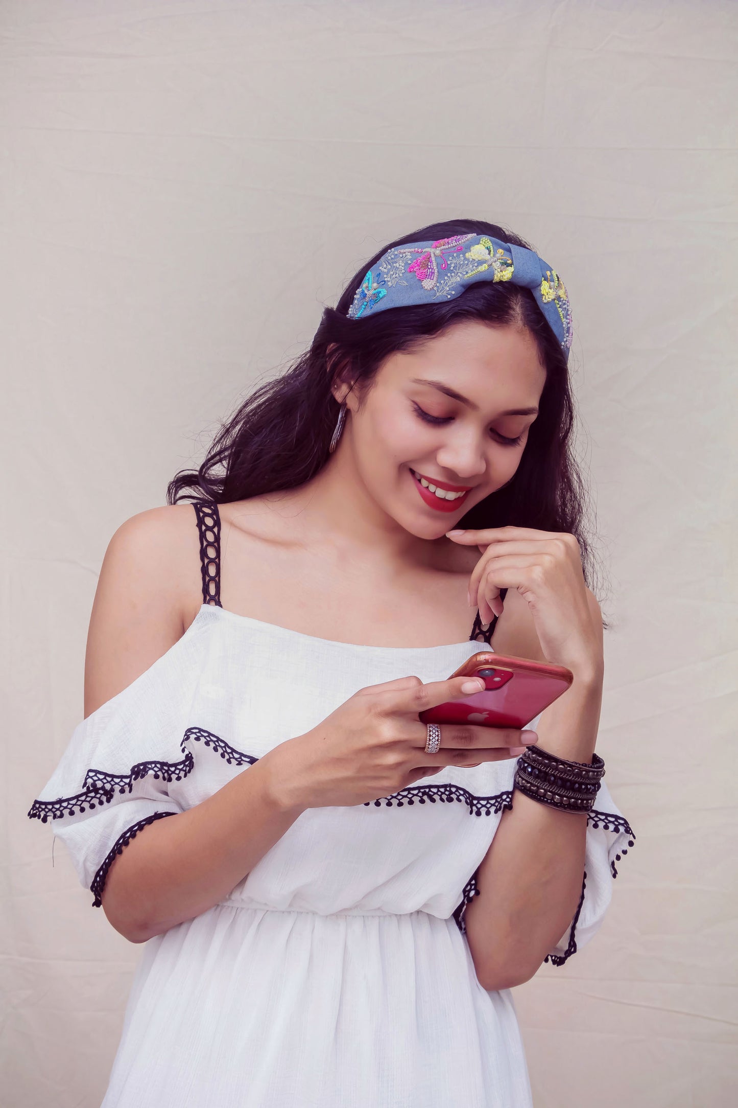 2 In 1 Wandrer Dragonfly Hairband Cum Bandana
