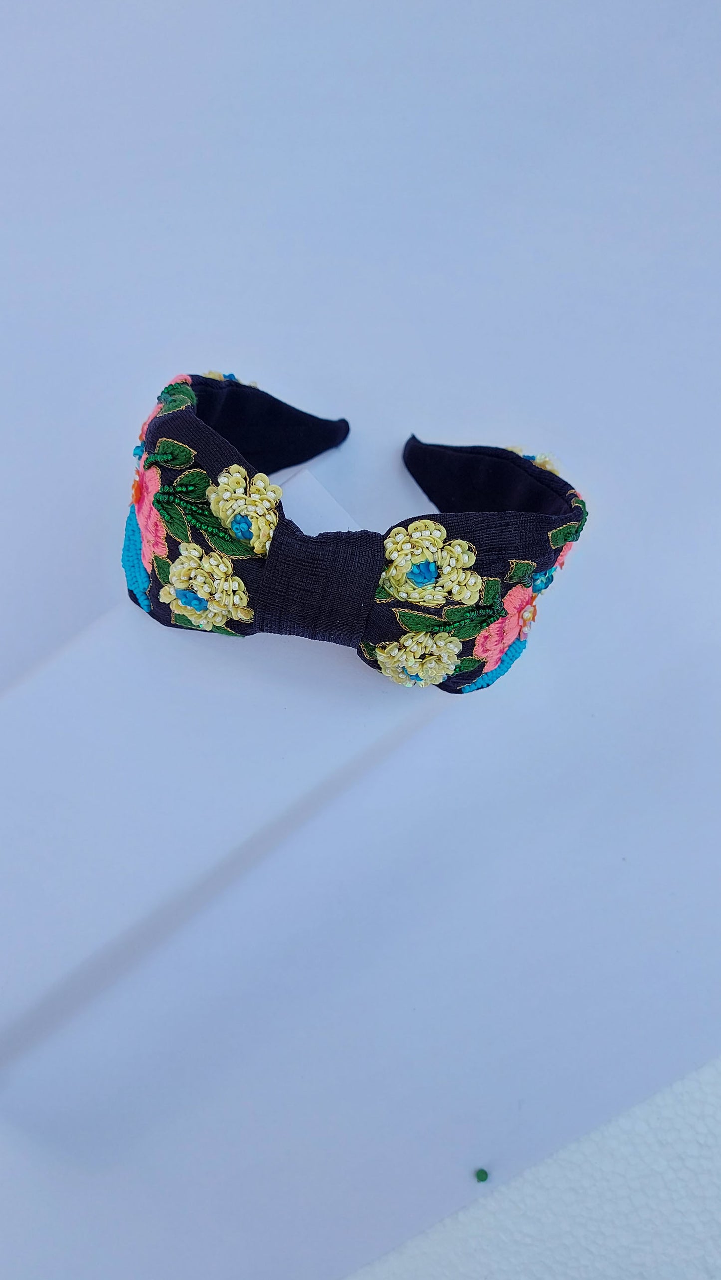 Blooming Bird Hairband In Black