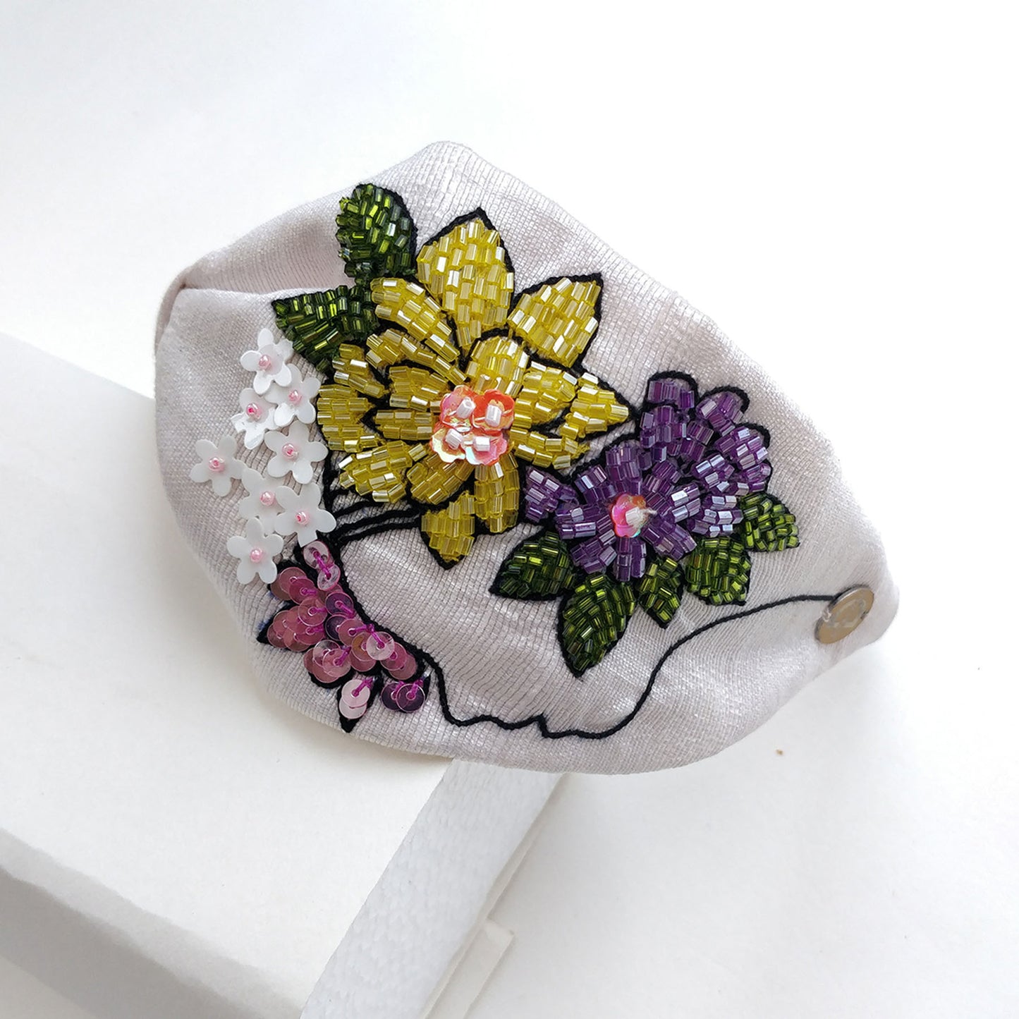 Pink Flower Girl Hairband