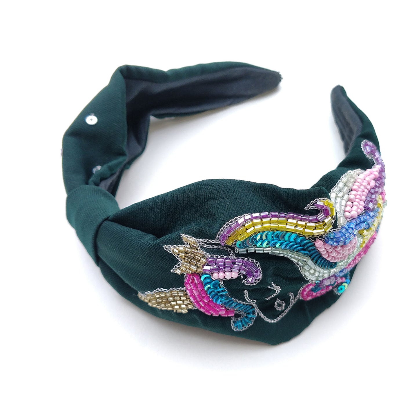 Dark Green Unicorn Hairband