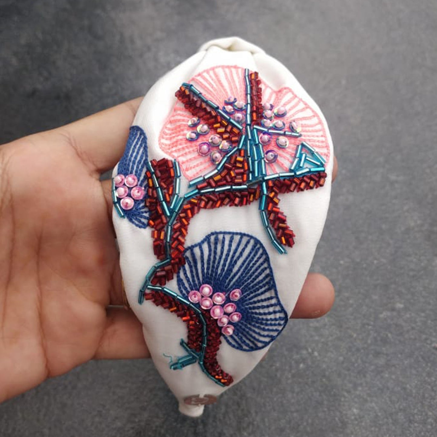 White Jellyfish Hairband