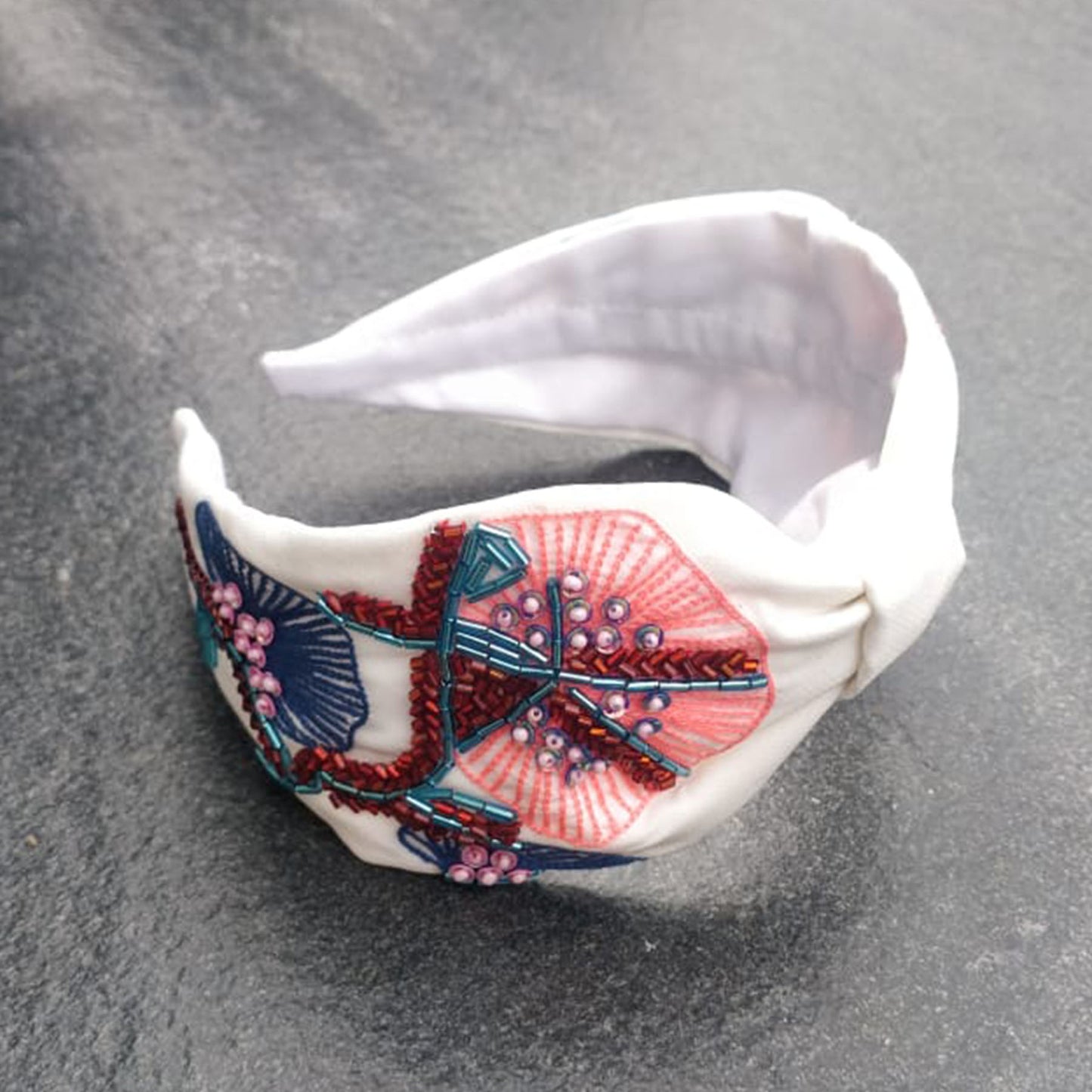 White Jellyfish Hairband