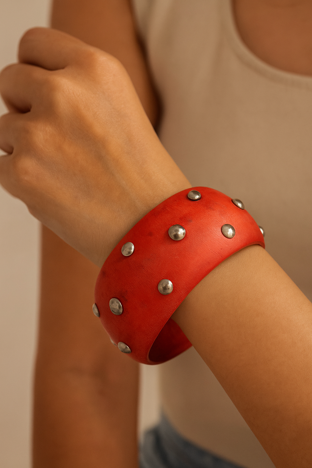 Bold Studded Bangle