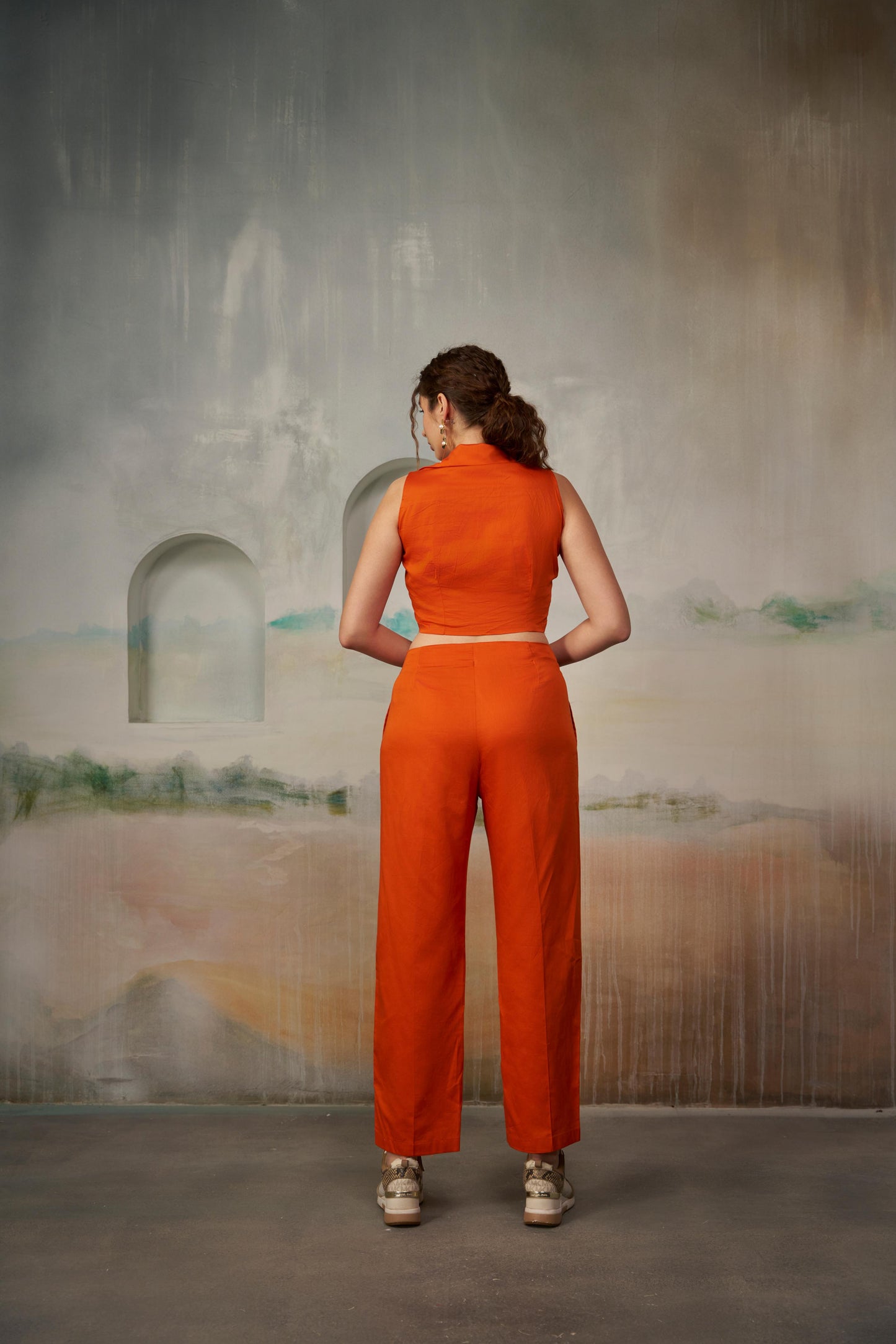 Vibrant Orange Co-ord Set