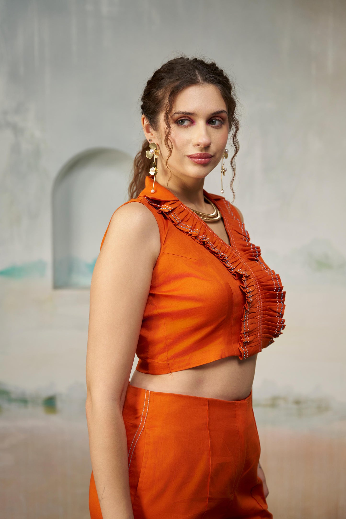 Vibrant Orange Co-ord Set