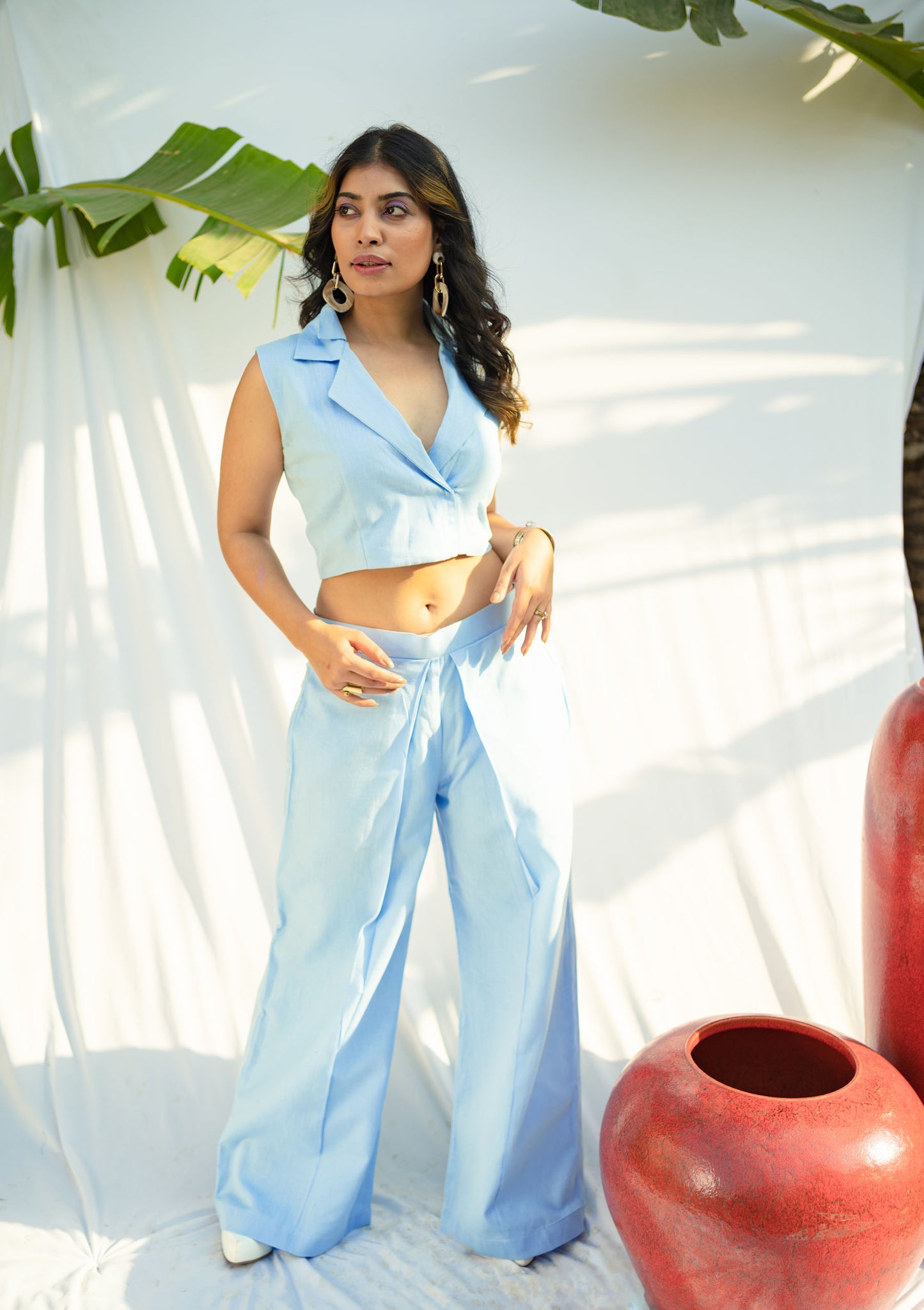DOUBLE COLLAR CO-ORD SET