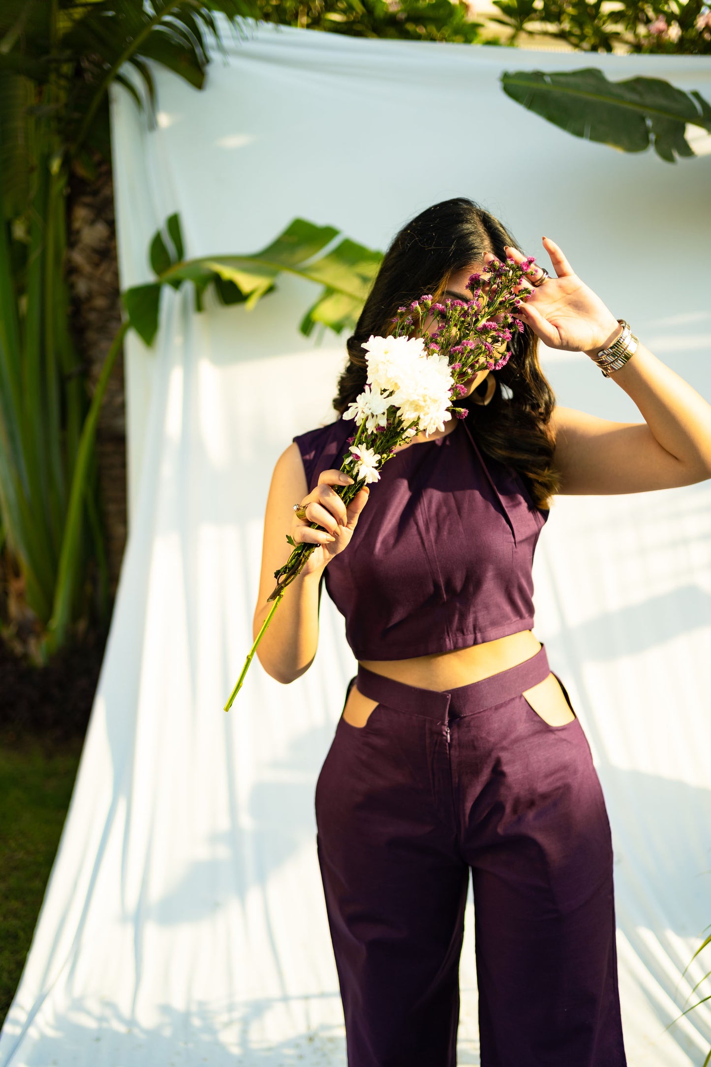 WINE CUT CO-ORD SET