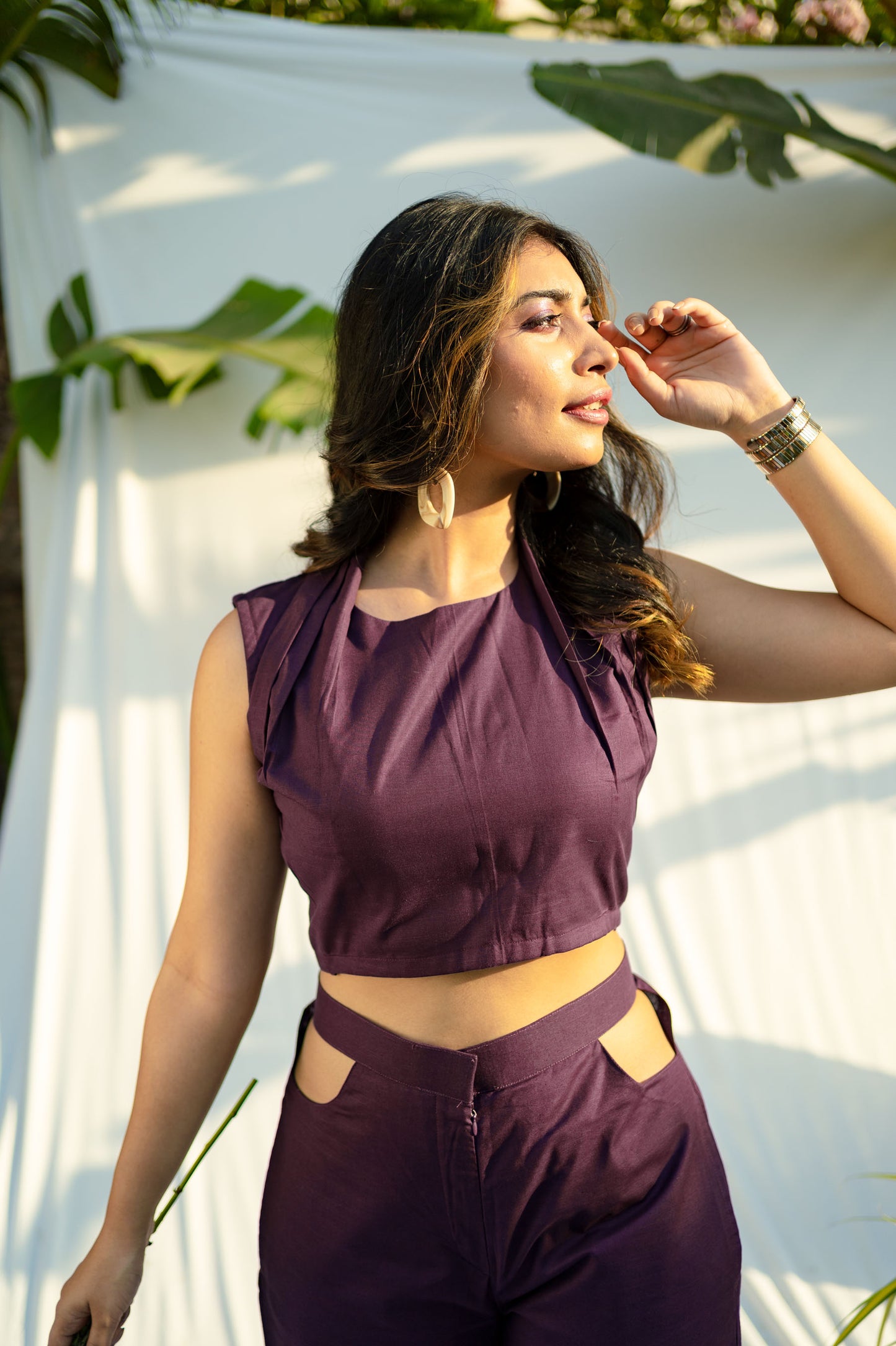 WINE CUT CO-ORD SET