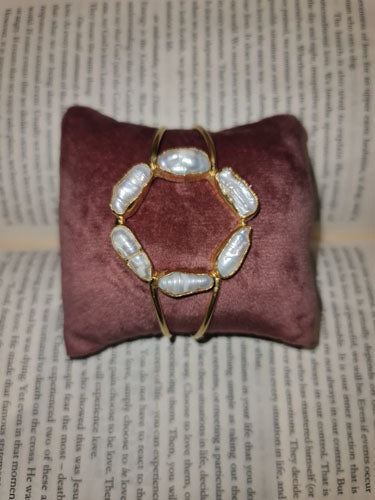 Snowflake Shimmer Handcuff Jewelry