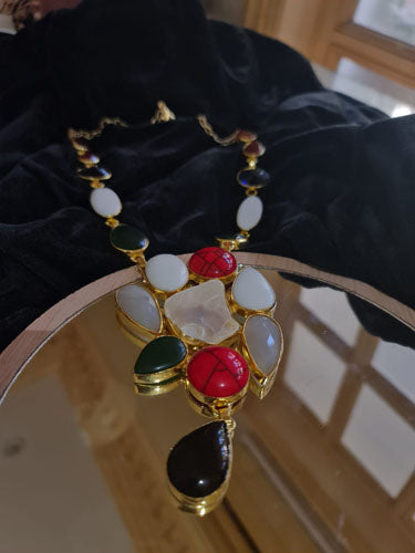 Nocturnal Mosaic Necklace