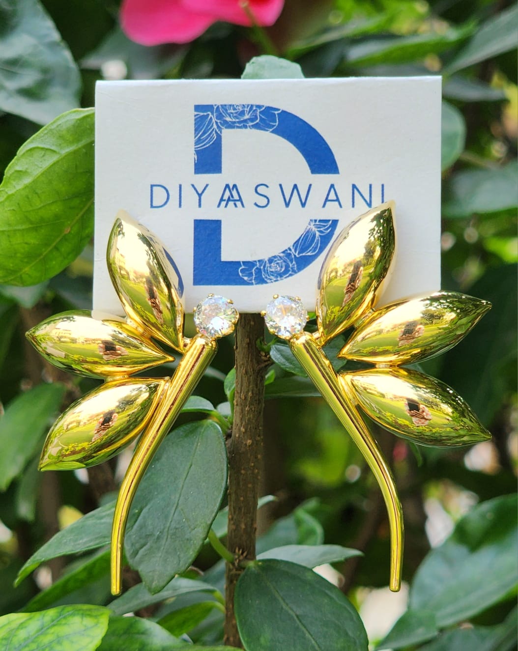 Golden Leaf Earrings