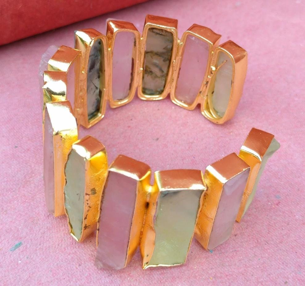 Rose Quartz Twilight Cuff