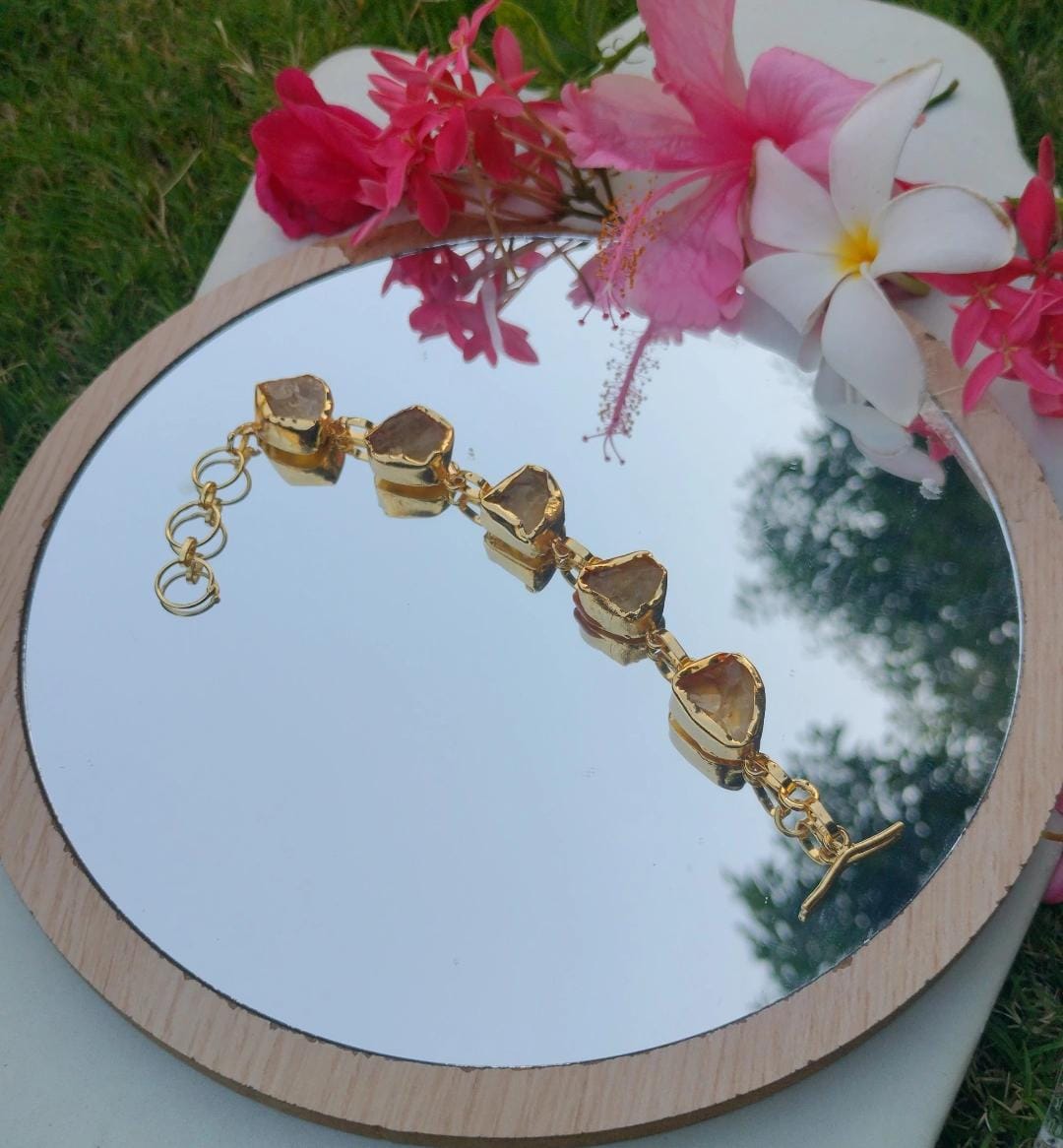 Honeycomb Gemstone Bracelet