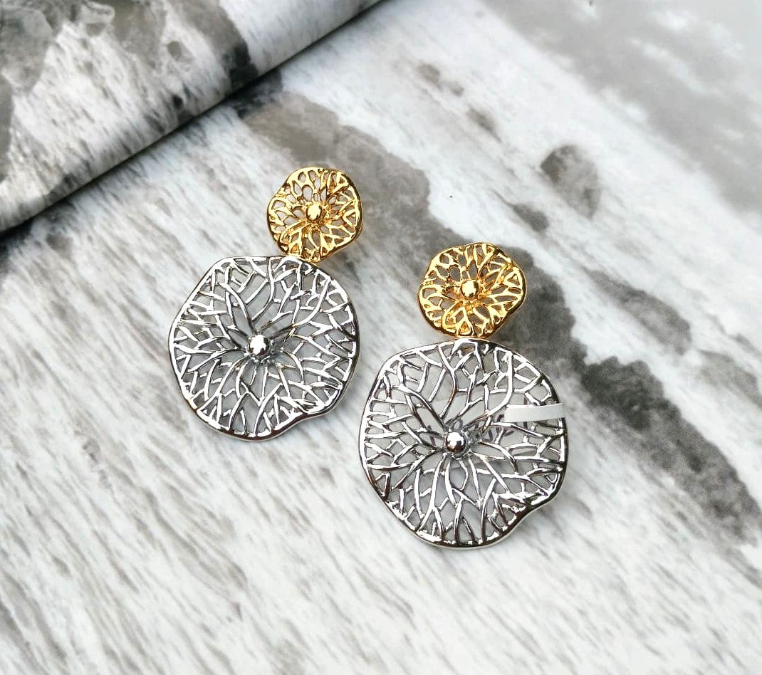 Filigree Flower Earrings
