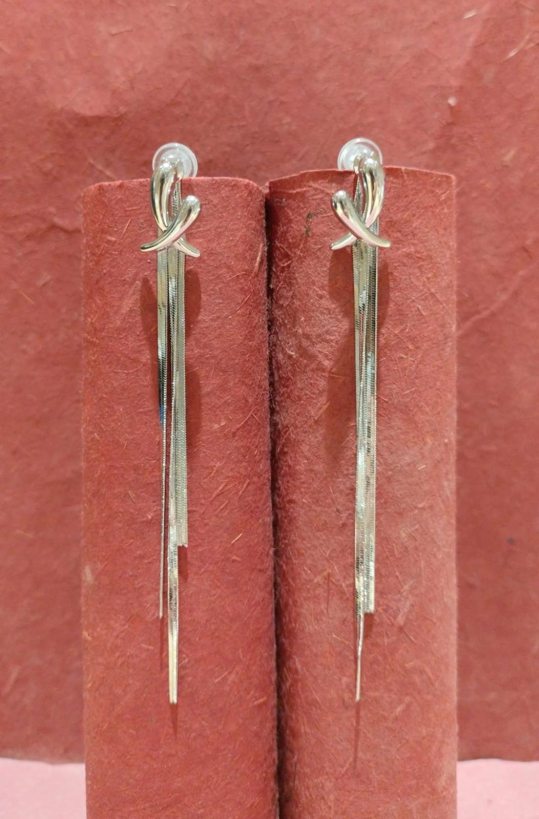 Knotted Tassel Earrings
