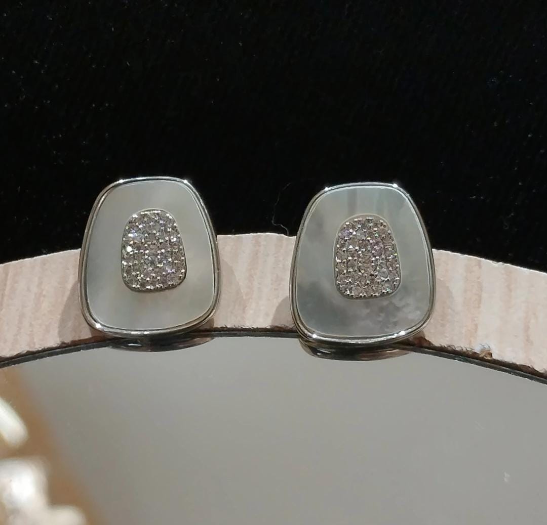 Silver Shell Studs