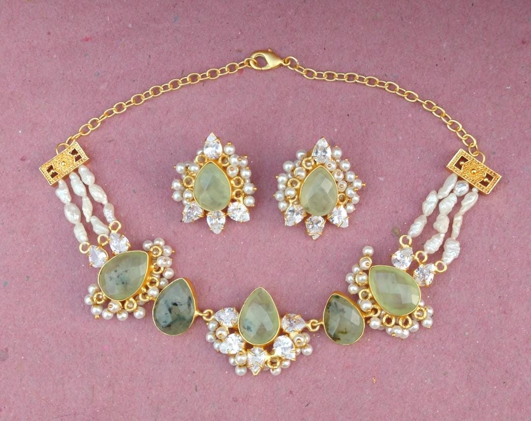 Celestial Dewdrop Choker Set