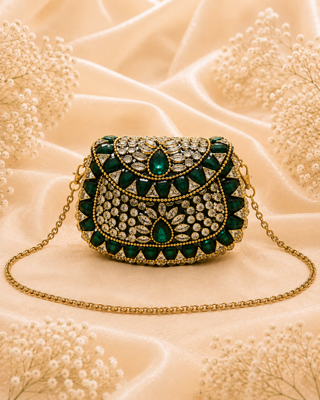Emerald Kundan (Mini)