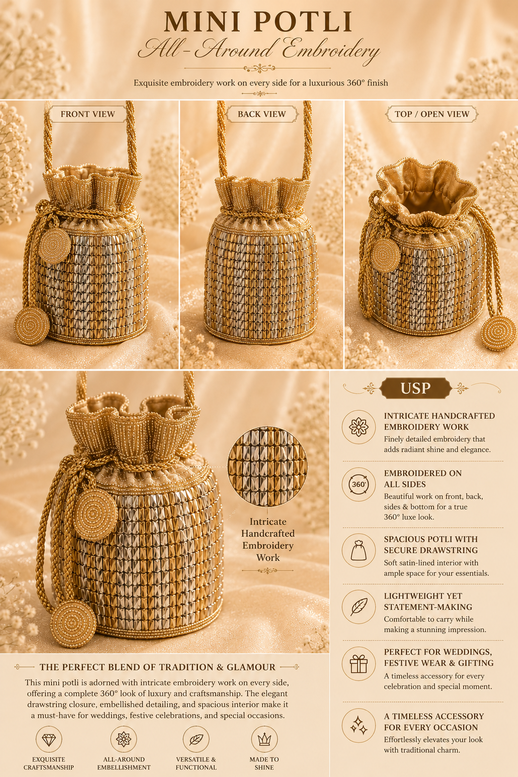 Luxe Mini Potli