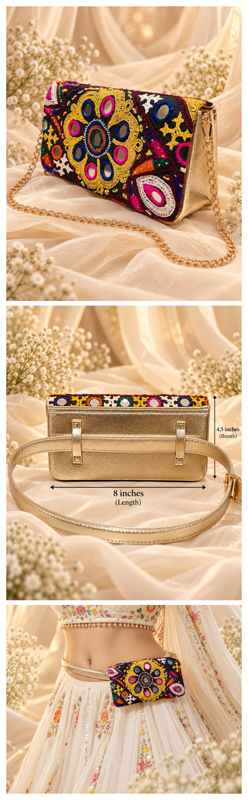 2 in 1 Noor-E-Zari bag
