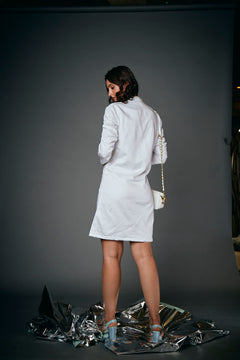 3D FISH SHIRT DRESS