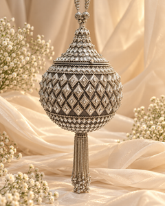 Noor Royale Silver Bridal Potli [big]