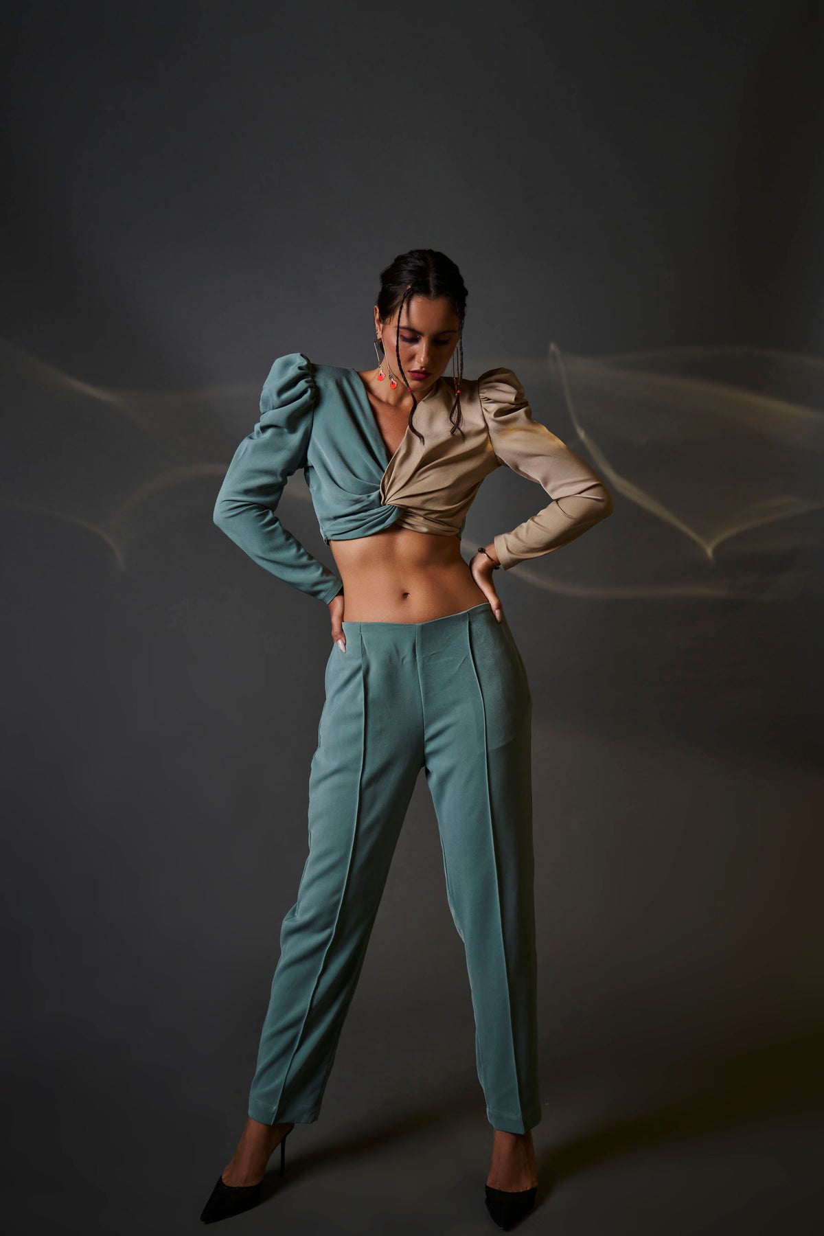 KNOTTED SOIREE CO-ORD SET