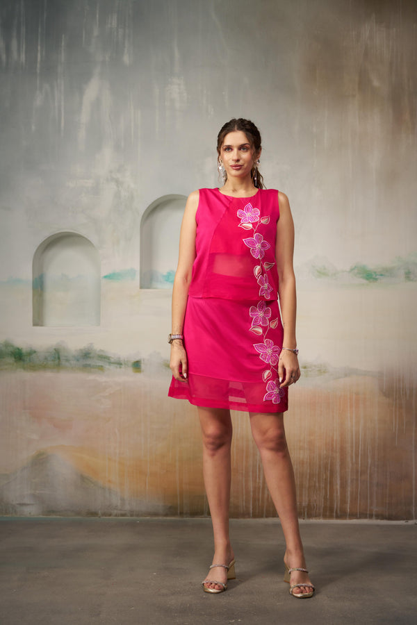 Radiant pink Floral Set