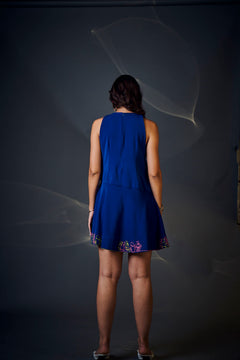 FOOT PRINTS DRESS WITH TUBE