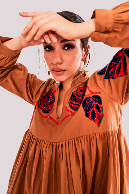 LEAF TIER DRESS