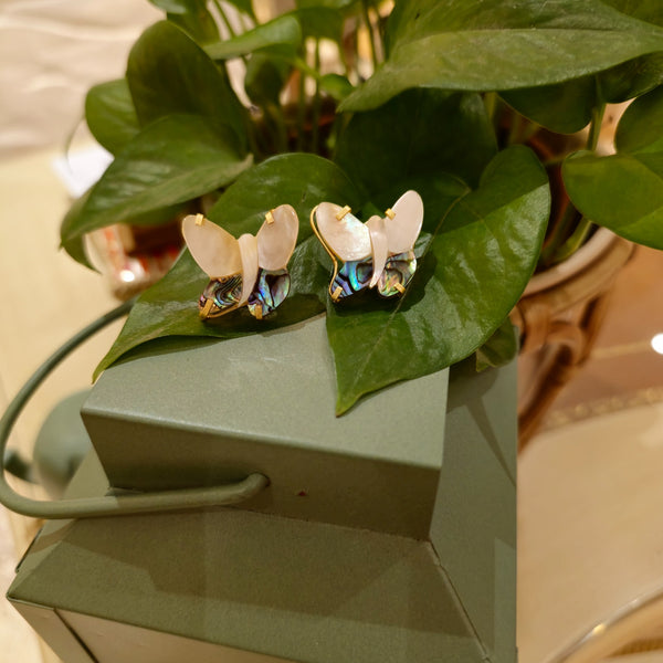 Shimmering Butterfly Earrings