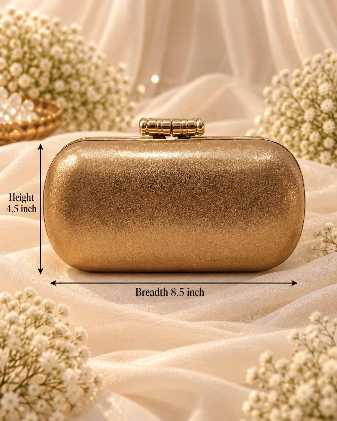 Emerald Elegance Beaded Clutch