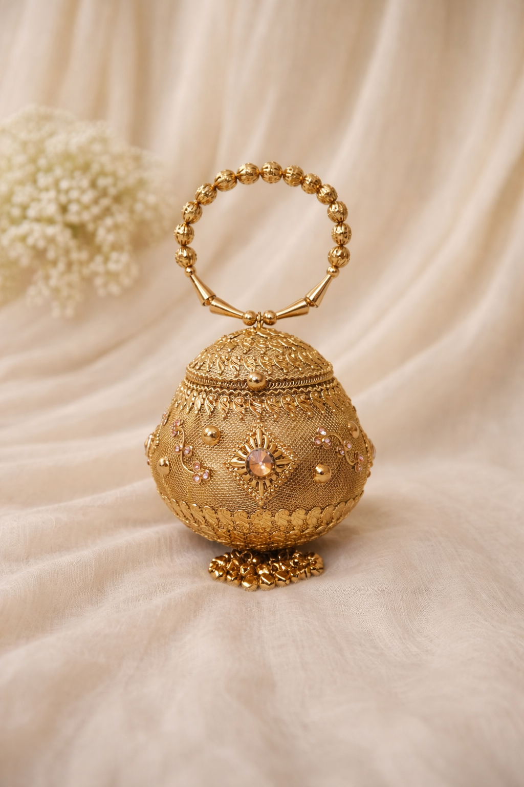 Rajsi Jewel Orb Clutch