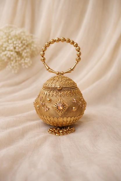 Rajsi Jewel Orb Clutch