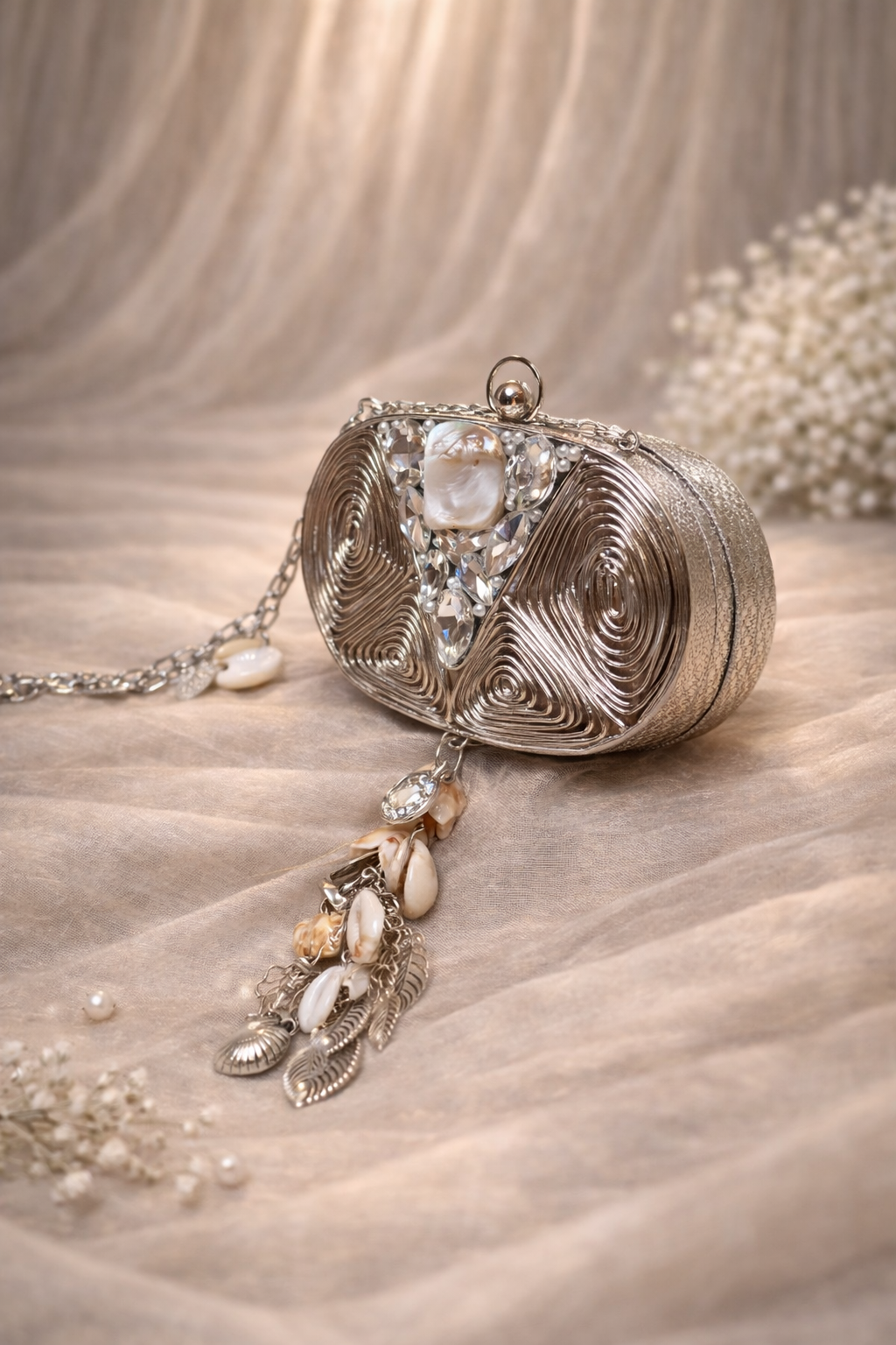 Silver Spiral Jewel