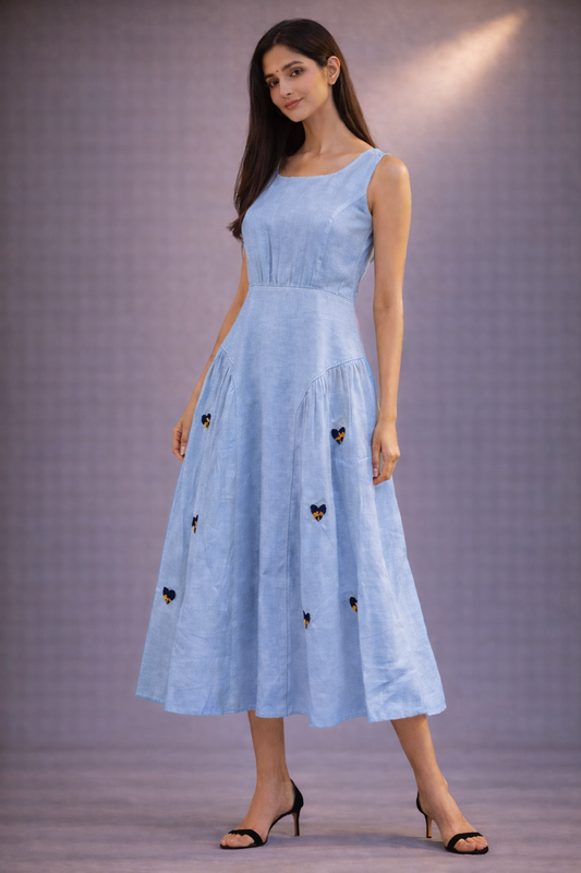 Heart Blue Dress