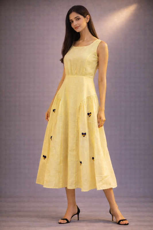 Heart Yellow Dress