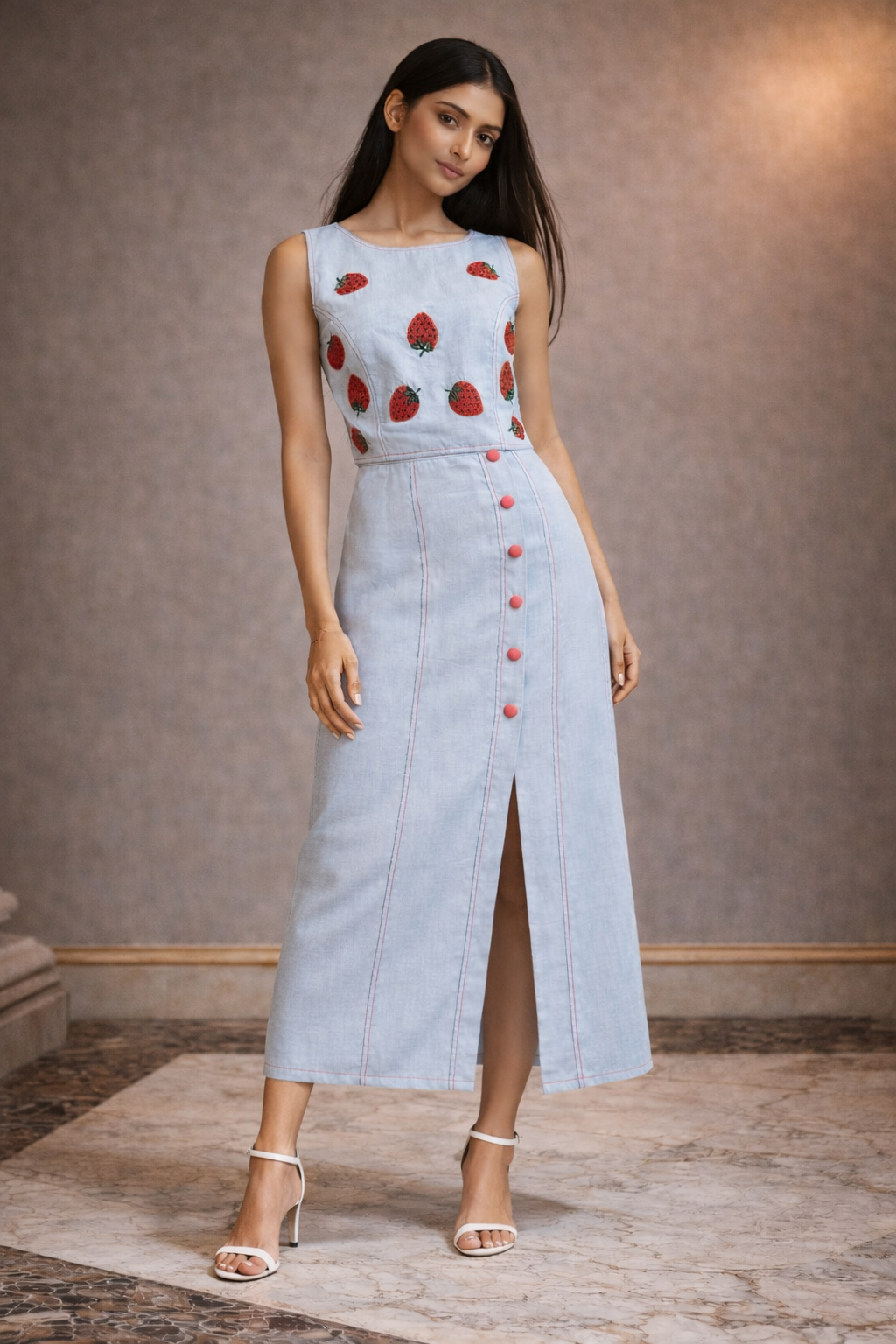 Strawberry Skirt Set