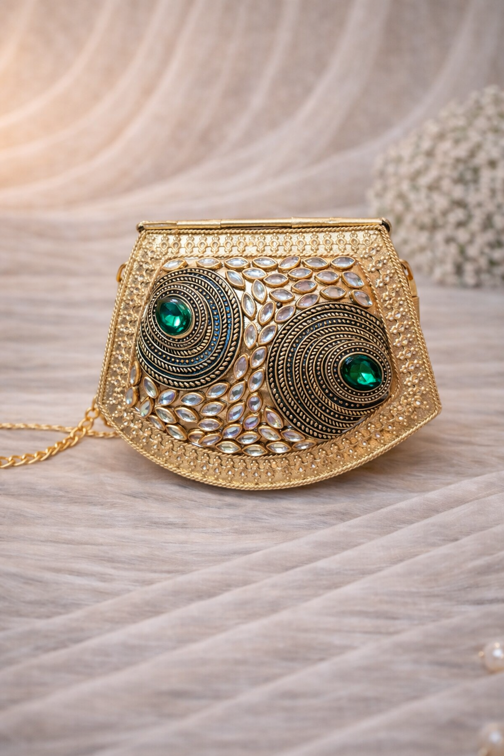 Aqua Heritage Clutch (Mini)
