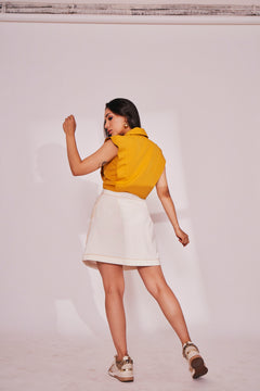 YELLOW APPLIQUE SET
