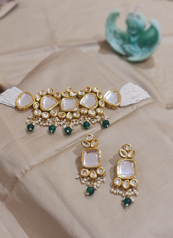 Square Choker Set Green