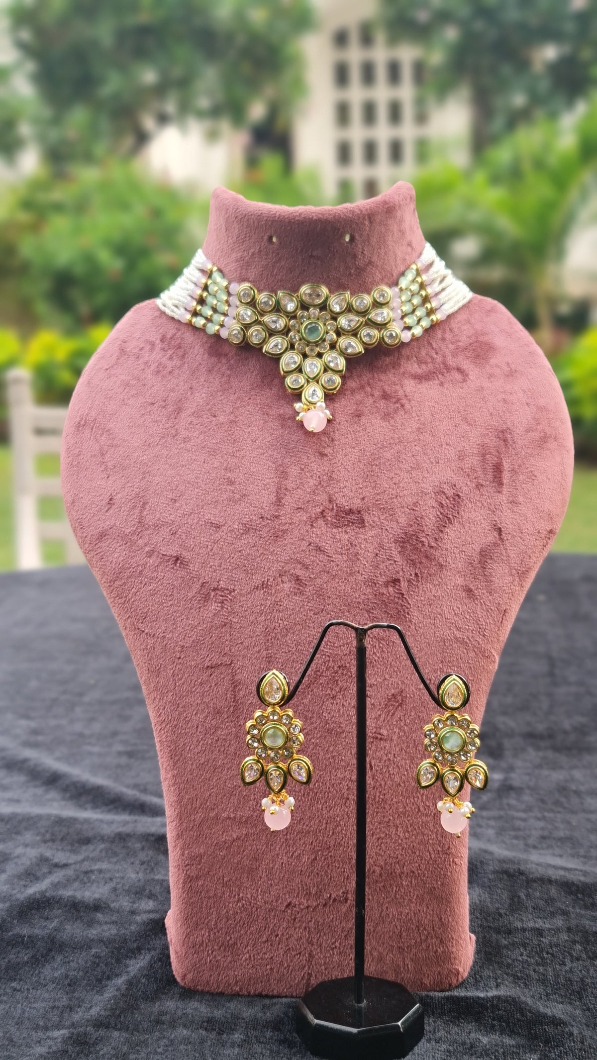 Crystal Bliss Multi-color Necklace Set