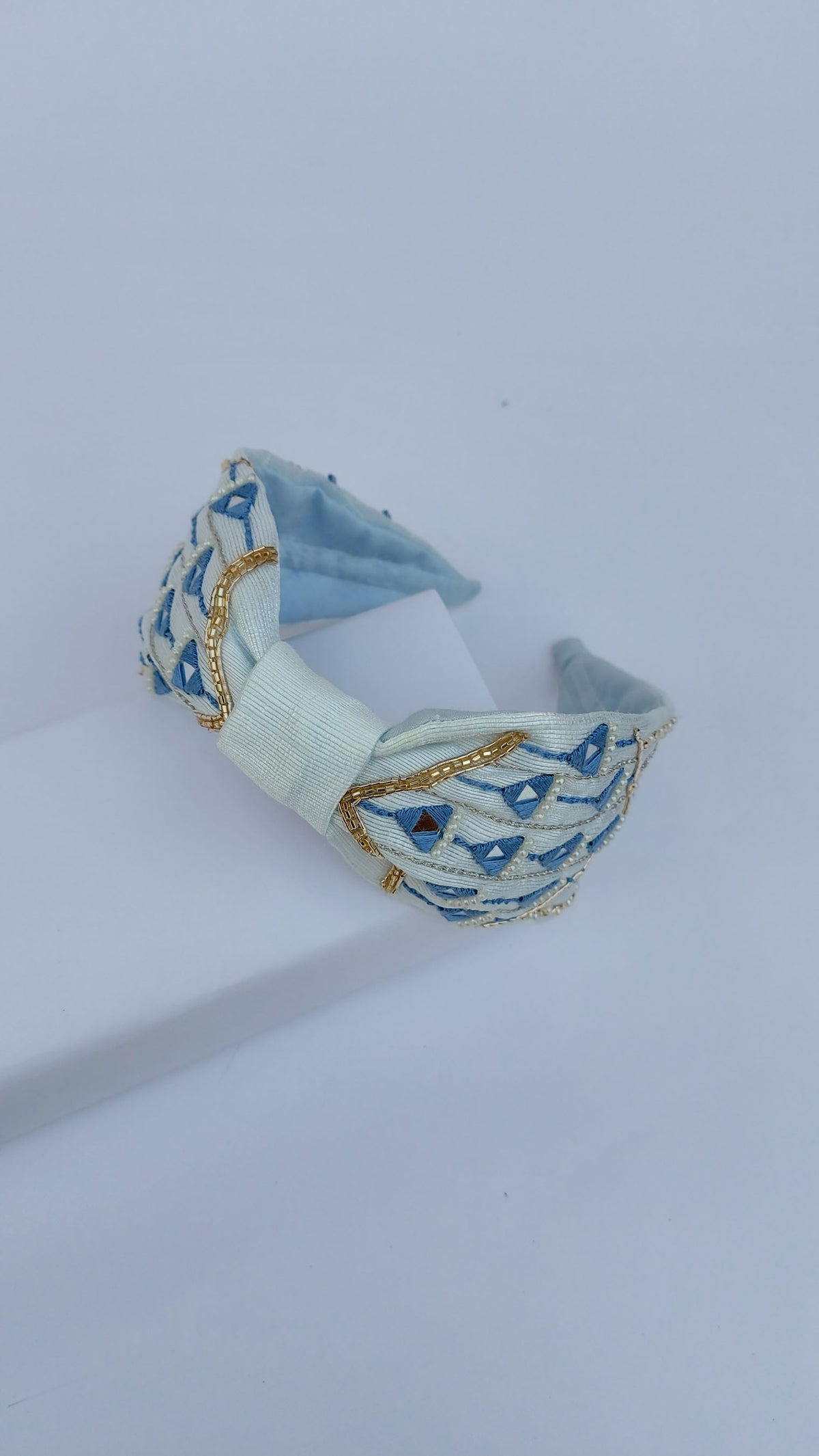 Shenanigans In Powder Blue Hairband | Bells