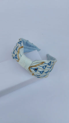 Shenanigans In Powder Blue Hairband | Bells